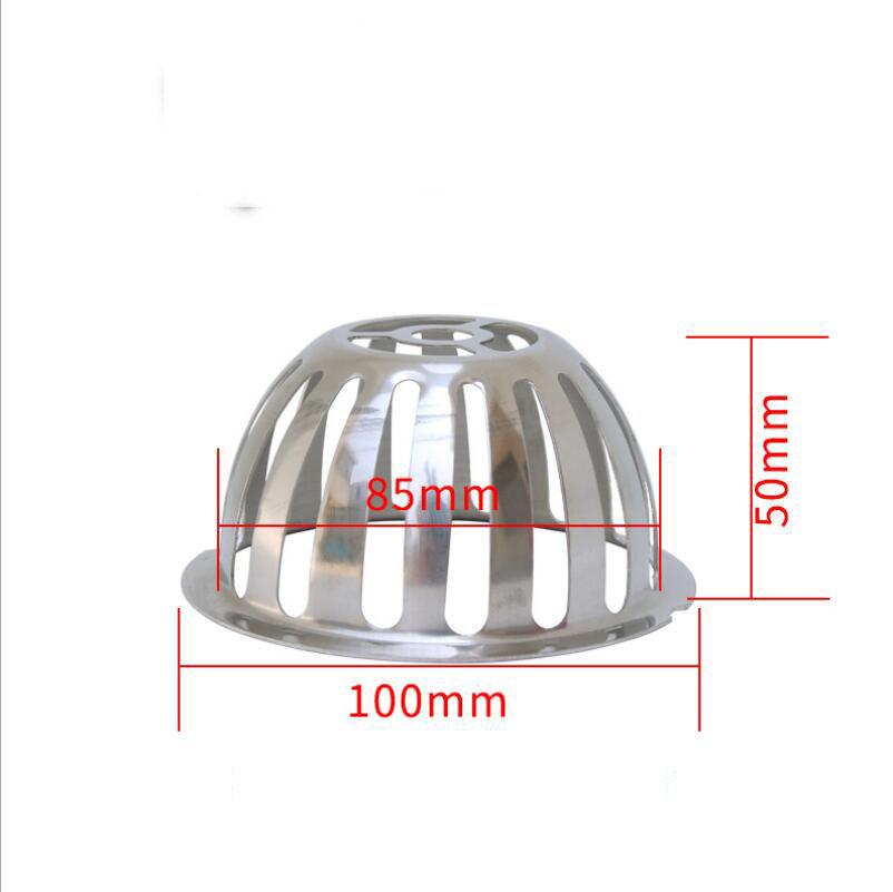 Odpływ podłogowy dachowy ze stali nierdzewnej zapobiegający zatykaniu, Rura kanalizacyjna rynny dachowej Filtr przeciw szczurom, Duży przepływ Sitko deszczowe