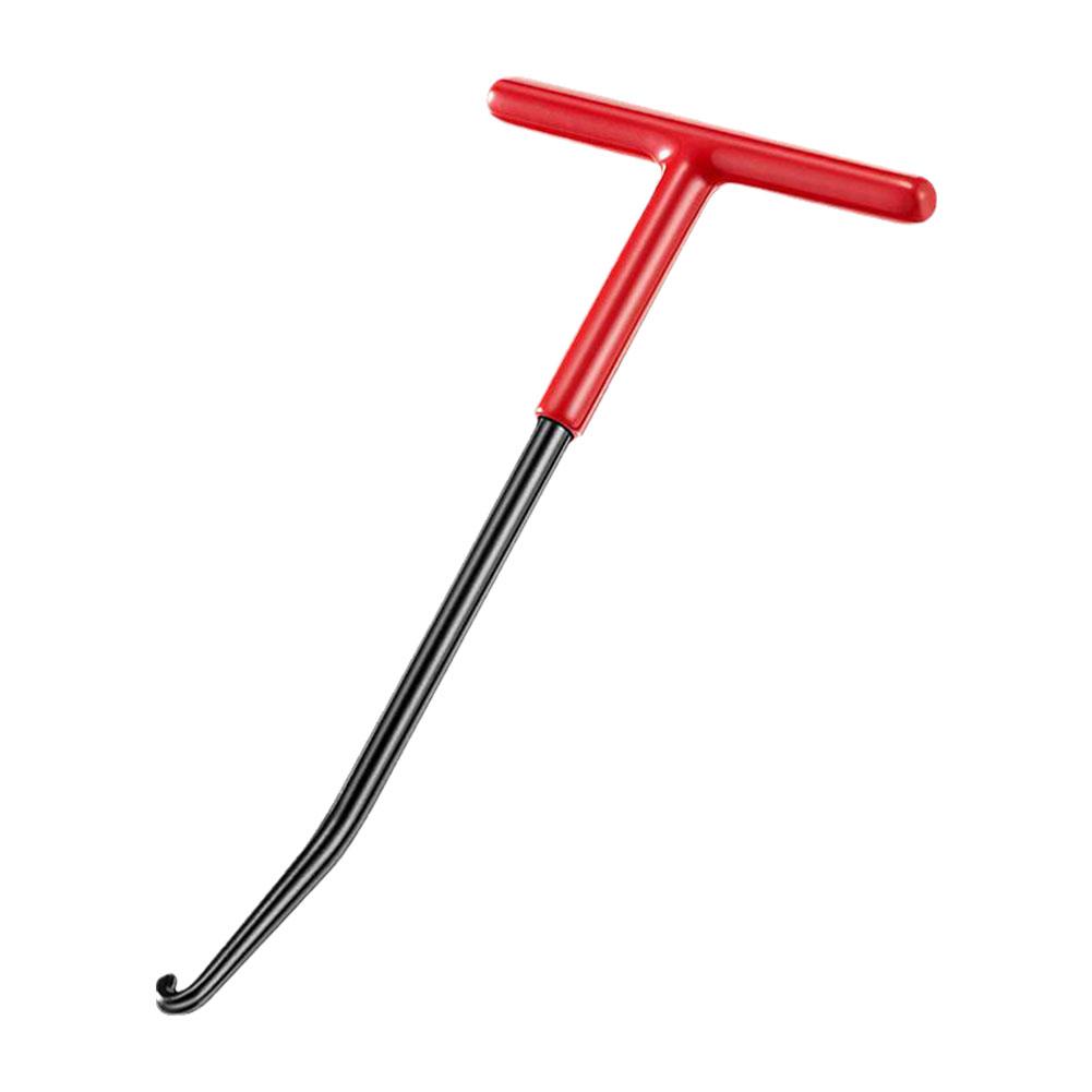 Модификация мотоцикла Выхлопная труба Пружинный крючок Т-образная трубка Пружина выхлопа Монтажный крючок для выхлопной трубы Инструмент для снятия выхлопной трубы красный