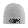 Jesusfisk Ichthys Symbol Mössa Höst Vinter Mössa Varm Kristendom Keps Unisex Akrylstickad Mössa