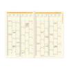 Rhodia 2026 Edition Diary with Monthly Diary Mini x Earth with PVC cf117395cv2kh Pocket-Sized Blocks, "Monthly (7.5 12cm) Tone" Cover, Khaki,