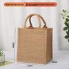 In-Stock Muji-Inspired Plain Linen Tote Bag - DIY Hand-Painted Souvenir & Shopping Jute Bag