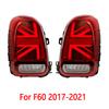 LED Tail Light Assembly for MINI Cooper F56 R56 R50 R60 LED Tail Lamp Turning Signal Brake Light Rear Lamp