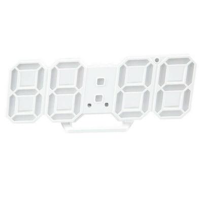 3D Modern Dijital LED Duvar Saati 24/12 Saat Ekran Zamanlayıcı Alarmı USB Şarj Çalar Saat