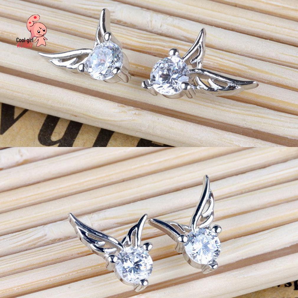 2017 Angel Wings Fashion Mini Stud Earrings - Small Ear Accessories