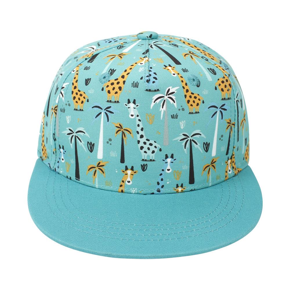 Kids Cartoon Snapback Cap Children's Hip Hop Wide Brim Trucker Hats Outdoor Sport Sun Hat UV Protection Baseball Caps