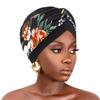 New Twist Knot Floral Print Muslim Turban Women Hijab Chemo Cap Bonnet Strech Indian Headscarf Bandana Chemo Beanies Caps Cover