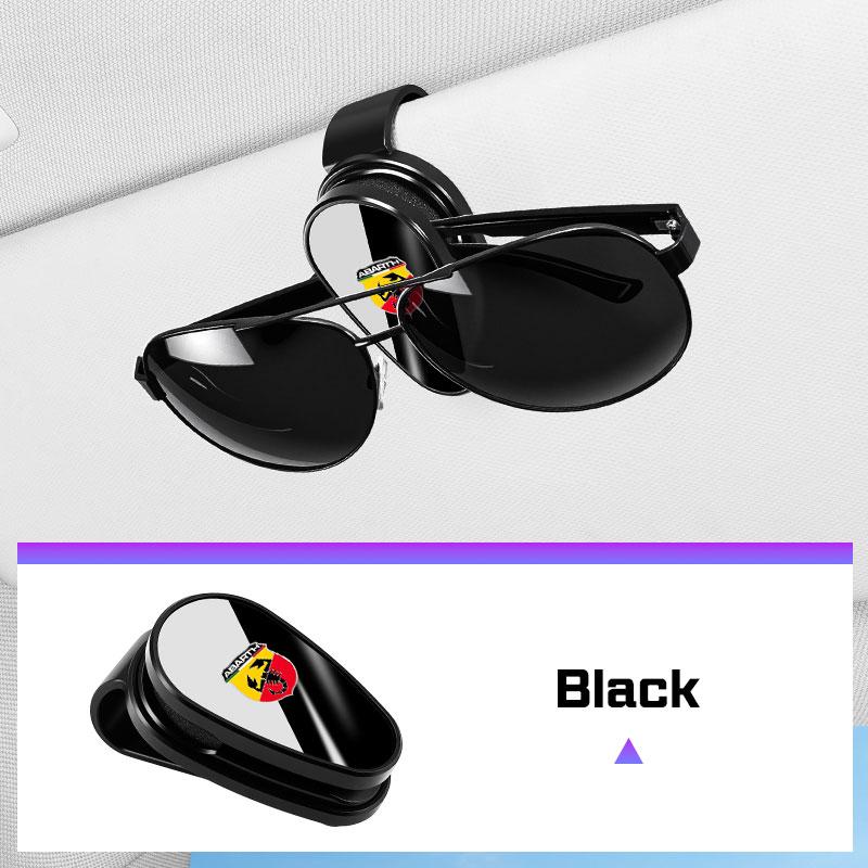 

Car Visor Glasses Clip Sunglasses Storage For Abarth 595 695 Abarth 500 124 500C Punto Panda Sunshade Eyeglass Holder Accessorie