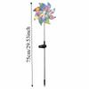 Rotating Solar Powered Windmill Lamp Waterproof Landscape Stake Lights  Wedding Courtyard
