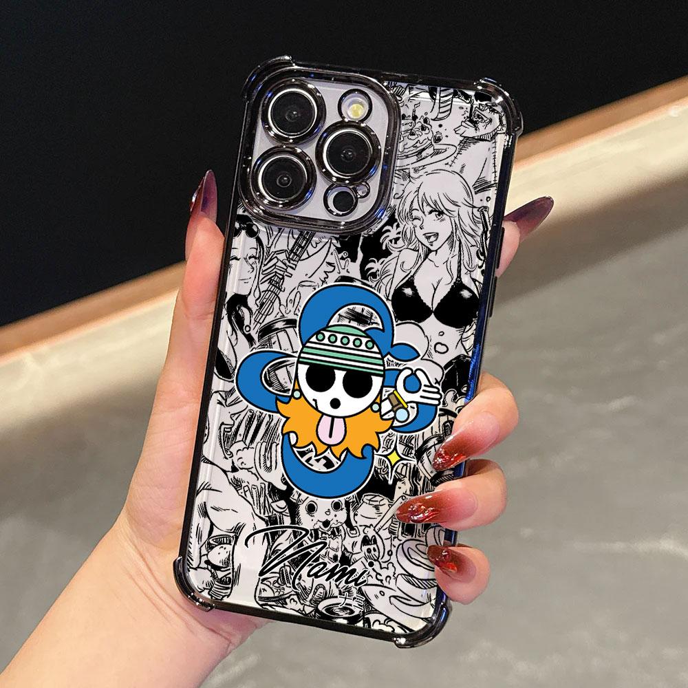 Anime Cool Skull Logo Plating Phone Case For Huawei Honor X6d 600 x8d X5c X7d Magic7 Play10 400 X9d X6c Pro Lite 4G 5G Anti Fall