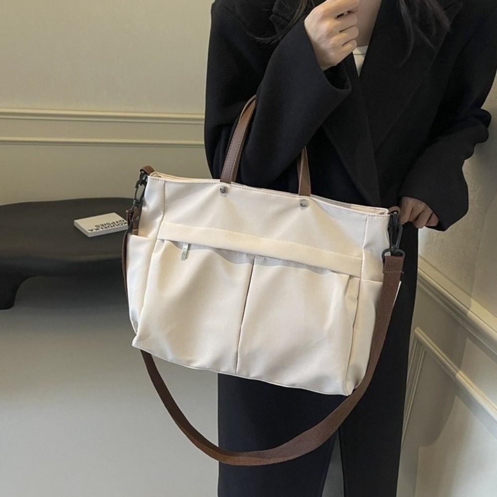 Stylish Women Shoulder Tote Bag Nylon Large Capacity Handbag Gift Commuting Handbag  Office
