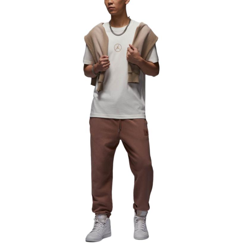 Jordan Flight Essentials Cotton Fashion Crew Neck Short Sleeve T-Shirt Men Tops Sail HJ2339-133