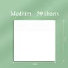 50 Sheets Waterproof Sticky Notes Transparent Paper Sticker Portable Note Paper