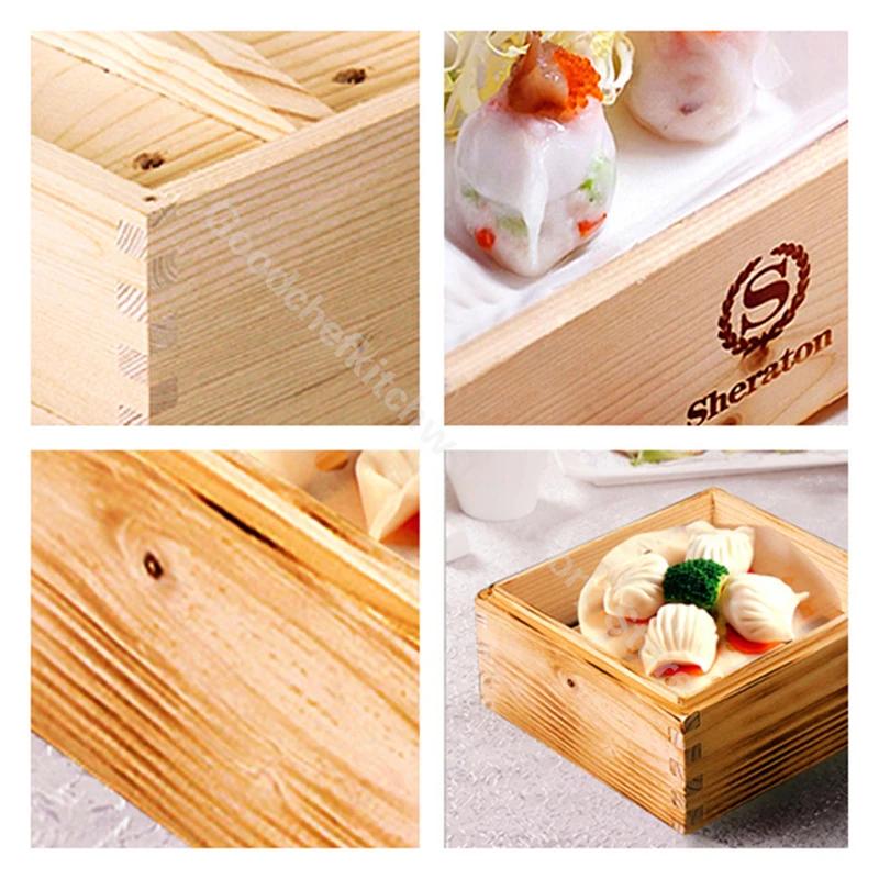 One Cage or Cover Cooking Wood Steamer Fish Rice Vegetable Snack Basket Set Kitchen Cooking Tools Dumpling Steamer Steam Pot