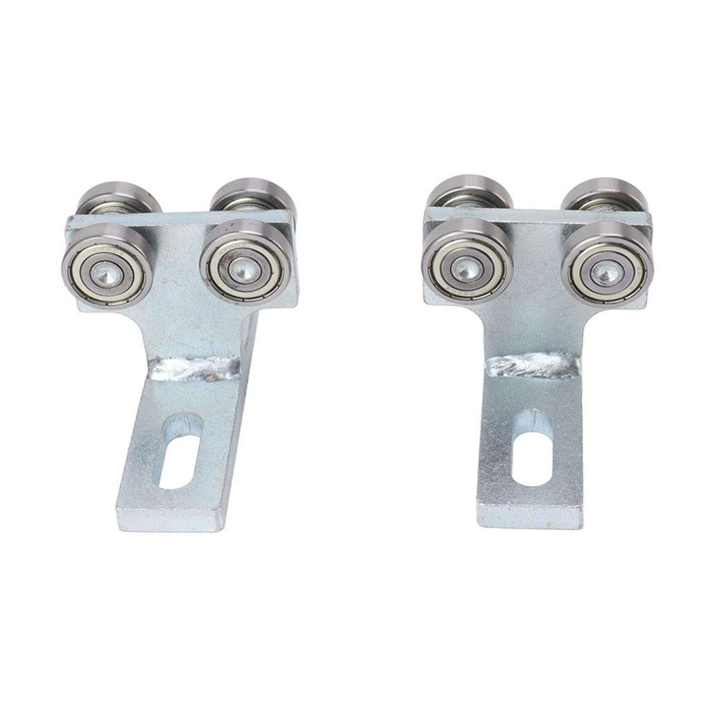 2 SZTUKI Wózek 4-kołowy Zespół Typ T Stal stopowa Łożysko Zespół Wózka do 1?5/8 cala Wyższy Amortyzator