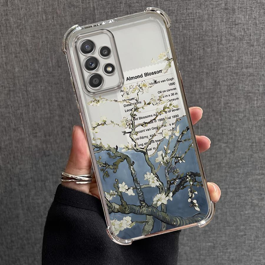 Van Gogh Art Case for Samsung Galaxy A15 A52 A17 A26 A13 A24 A33 A21s A25 A16 A35 A36 Soft Cover
