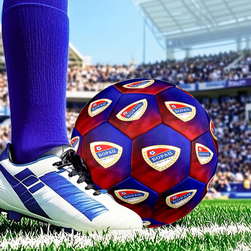 Bojcin Badge Celebration Size 5 Soccer Ball, Suitable for Training and Matches, High-Elasticity, Wear-Resistant Material Gift for Fan