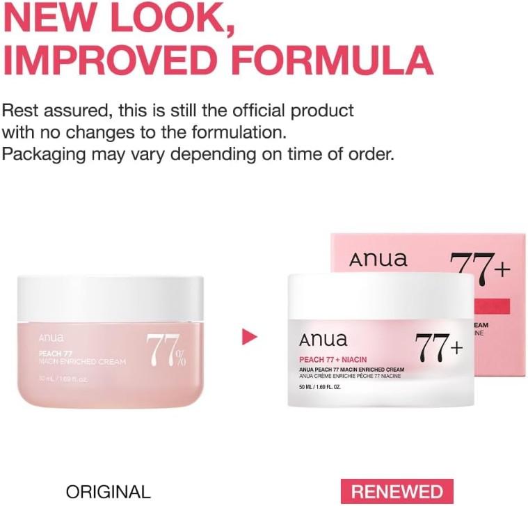 Anua Peach 77 Niacin Enriched Cream 50ml