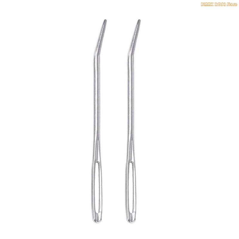 K1AE Large Eye Sewing Needle Tapestry Needle for Crochet, Darning Yarn Needle серебряный