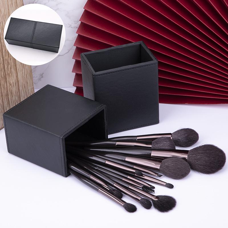 Set de 15 pensule de machiaj Zui Hongyan Cangzhou din păr de animal cu lână fină de vârf deschis