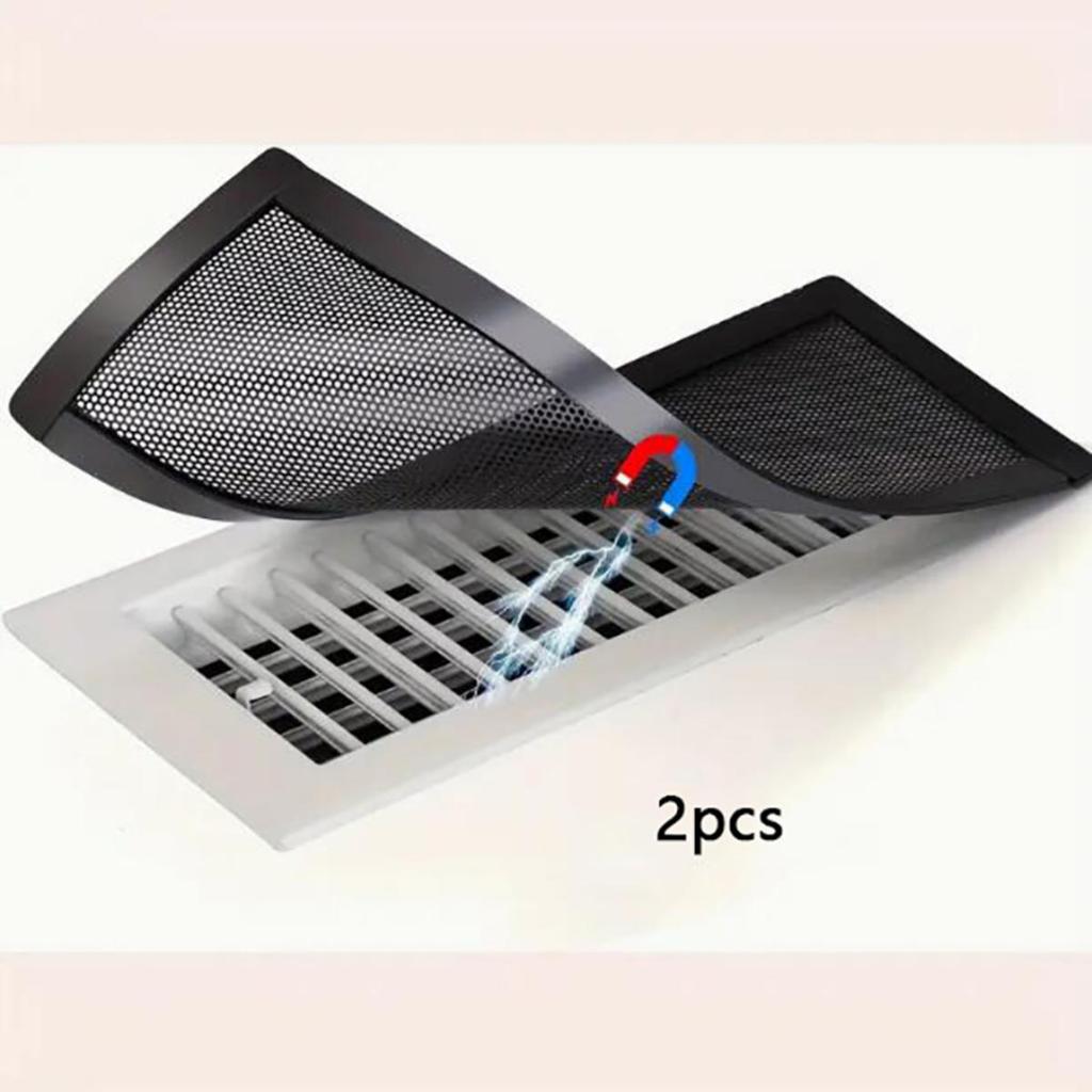 Magnetic Vent Covers Mesh Air Vent Filter for Catching Debris Hair Dust Rectangle Screen Trap
