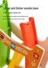 Wooden Racing Track Glider: Fun Educational Hand-Pushed Gravity Car Toy