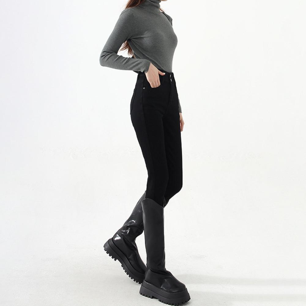 Xiaoxiangfeng Elastic Slim Fit Slim Pants Jeans 2025 Autumn and Winter New Pencil Jeans