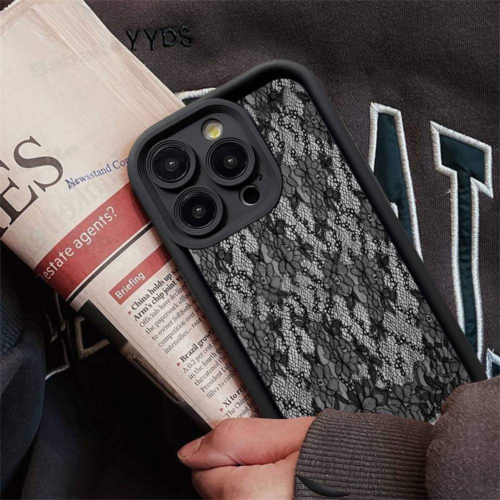 

Стиль мережива Крута дівчина Для IPhone 17 16 15 14 13 12 11 Pro Max Plus Чохли для телефону iPhone 11