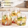 Large Capacity Beverage Dispenser with Faucet for Tea, Juice, or Soda - New Spring Product.