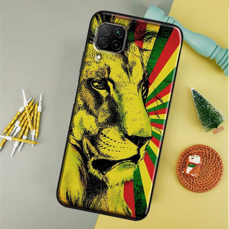 Rasta Lion For Huawei P20 P40 Lite P60 P30 Pro Nova 5T 12s 12i 11i Y90 Y70 Y60 Y61 Y91 Y72 9 10 SE Case