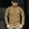 Men's Waterproof Tactical Jacket - Stand Collar, Wear-Resistant, Ideal for Spring/Autumn Outdoor Activities.