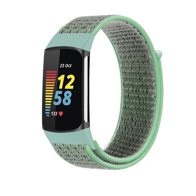 Nylon Strap for Fitbit Charge 5 Smart Watch Sports Nylon Weave Loop Bracelet Wristband Correa Pulsera for fitbit Charge 5 Band