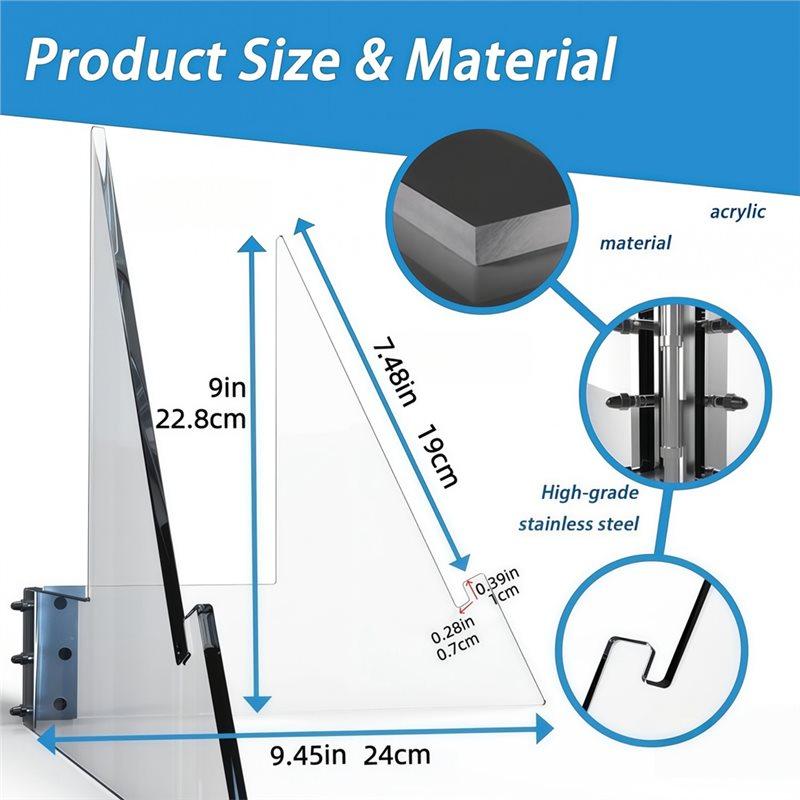 Premium-Acrylic Award Holder Base Belt Display Stand For Heavy Duty Wrestling& Football Trophies, No Assembly Required
