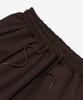 CARGOBROS Strong Wave Brushed Wide Sweatpants (Brown)