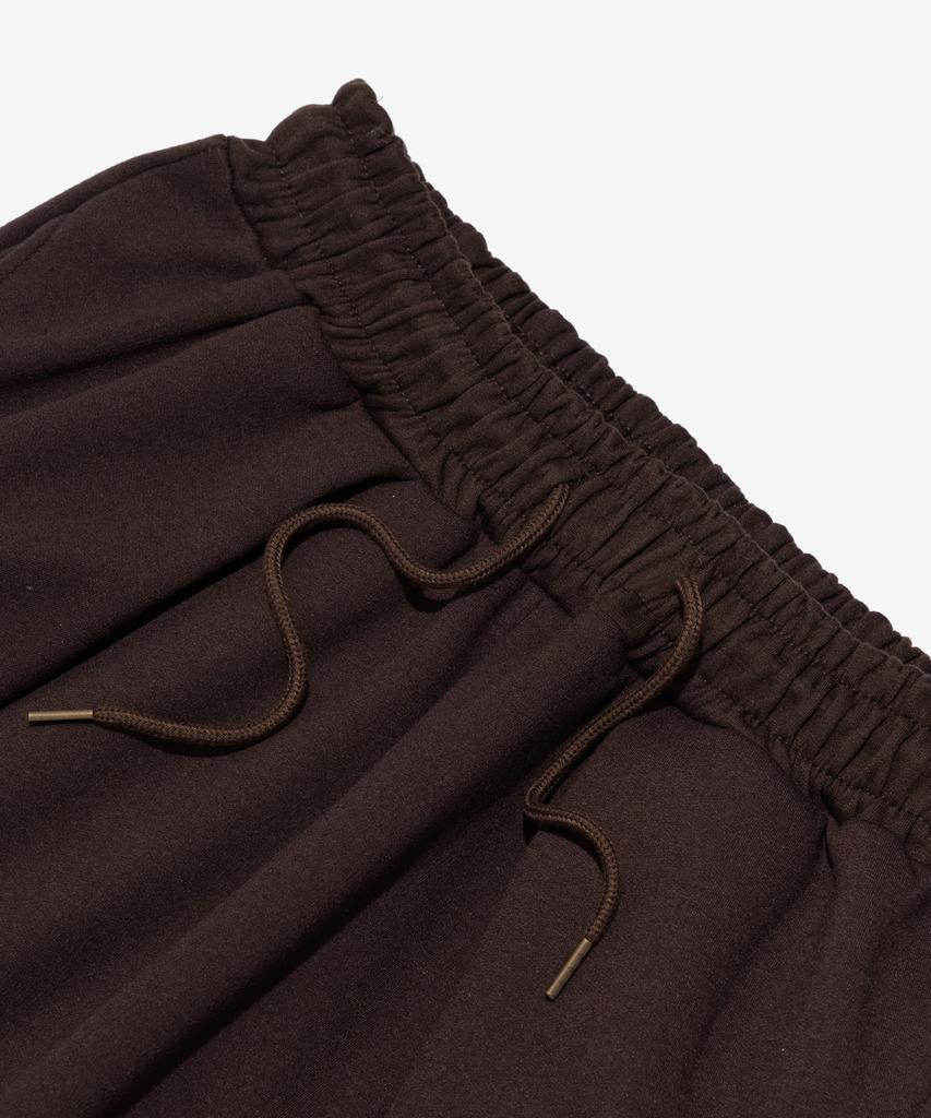 CARGOBROS Strong Wave Brushed Wide Sweatpants (Brown)