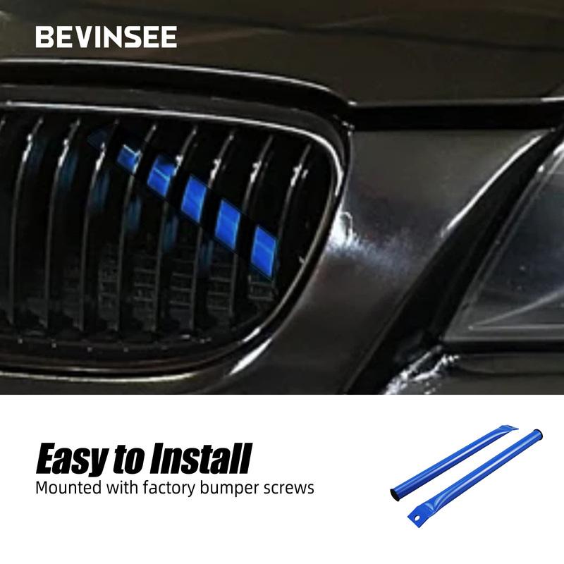 Bare de ranforsare în V din oțel pentru grila frontală, suporturi pentru rinichi pentru BMW E90 E91 E92 E93 323i 325i 328i 330i 335i 2006-2013, Accesorii Auto