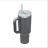40oz Second Gen Insulated Stainless Steel Car Cup with Straw - Large Capacity Cold Preservation