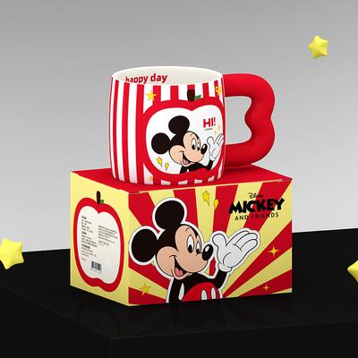 Cute Cartoon Children's Mark Single Cup Girl Couple Water Cup Home Office Ceramic Cup Small Gift Senior Sense