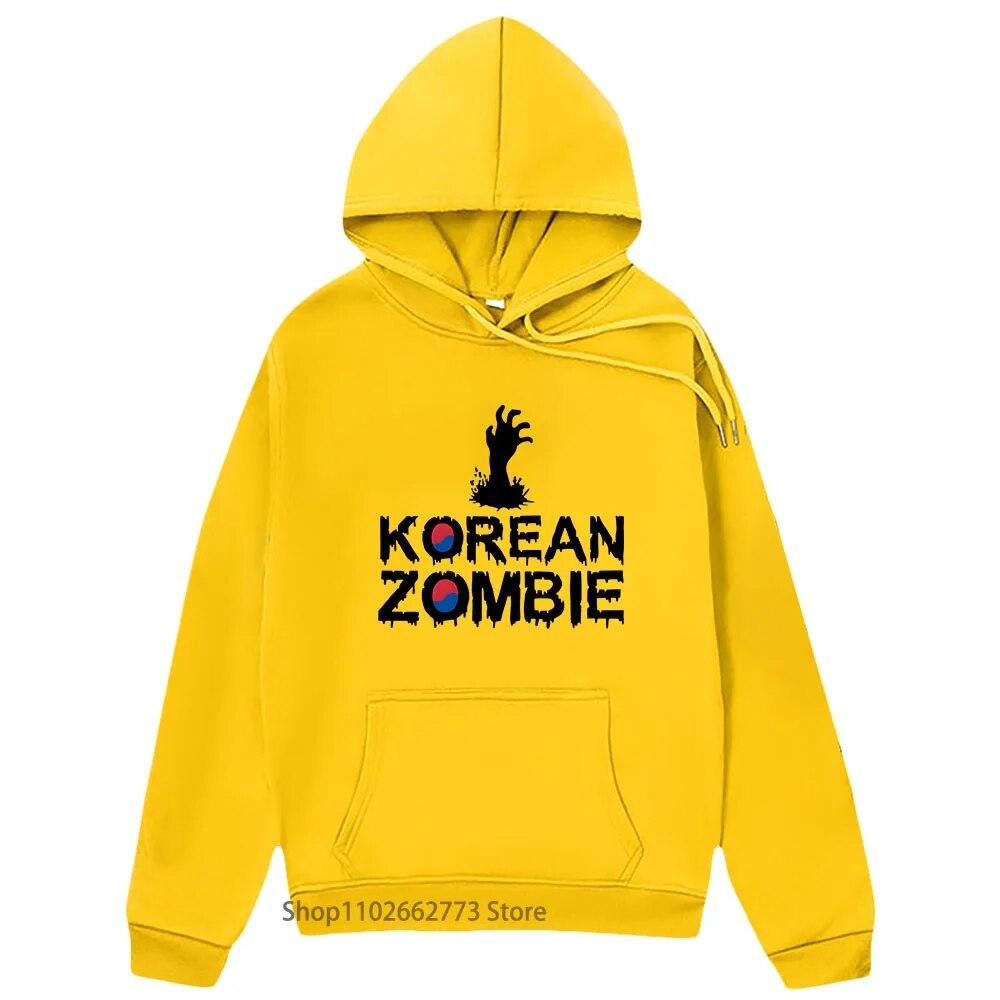 

Корейская толстовка с изображением зомби, толстовка с рисунком аниме, модная уличная одежда в готическом стиле, женская одежда, пуловер унисекс Y2k, толстовка унисекс Y2k Sudaderas 4XL