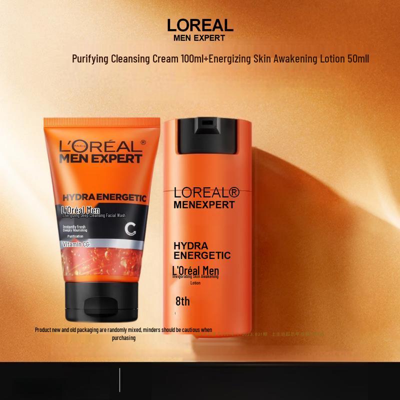 Набор L Oréal Men Expert Глубоко очищающее средство и Энергетический лосьон