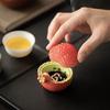 Chinese Style Pomegranate Incense Burner, Cloud Incense Holder for Sandalwood Agarwood Home Zen Decor