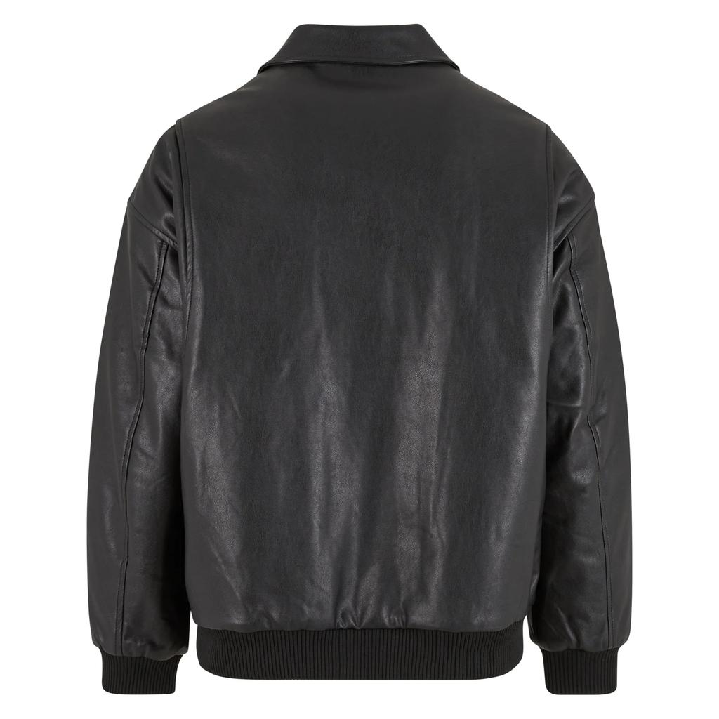 Urban Classics Mens Synthetic Leather Blouson Jacket