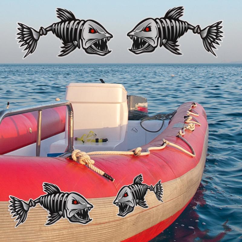 Decals Sticker for Canoe Kayak Boat Fishing Canoe Graphics Car Truck Reflective