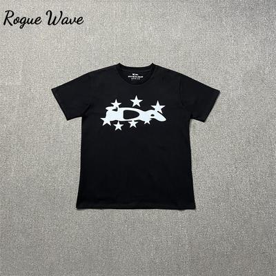 RogueWave New Print T Shirt Men Women Top Quality Vintage Style T-shirt Short Sleeve Tees
