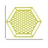 Outdoor Bee ABS Tray Bee Watering Station Honeycomb Design Convenient Practical For Outdoor Garden Thirsty Bee Butterfly Holder
