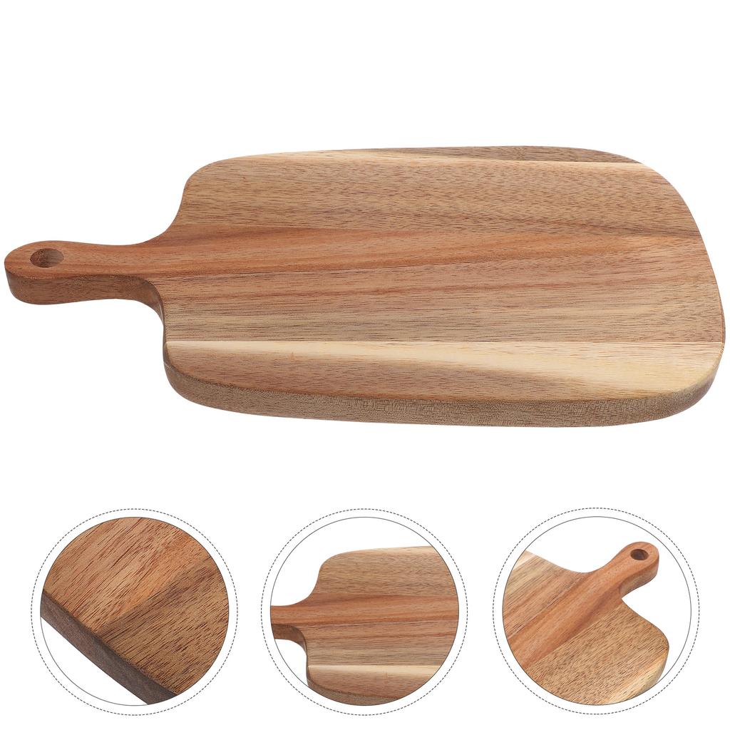 Acacia Wood Cutting Board Chopping Small Boards for Kitchen Portable Home Wooden Food Meal Prep Large Meat Serving