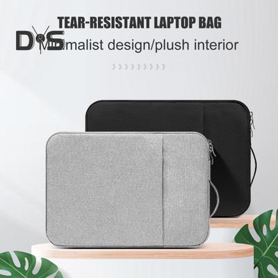 Laptoptasche, Notebookhülle mit Griff, Reißverschluss, wasserdichte Beschichtung, universelle Laptophülle für MacBook