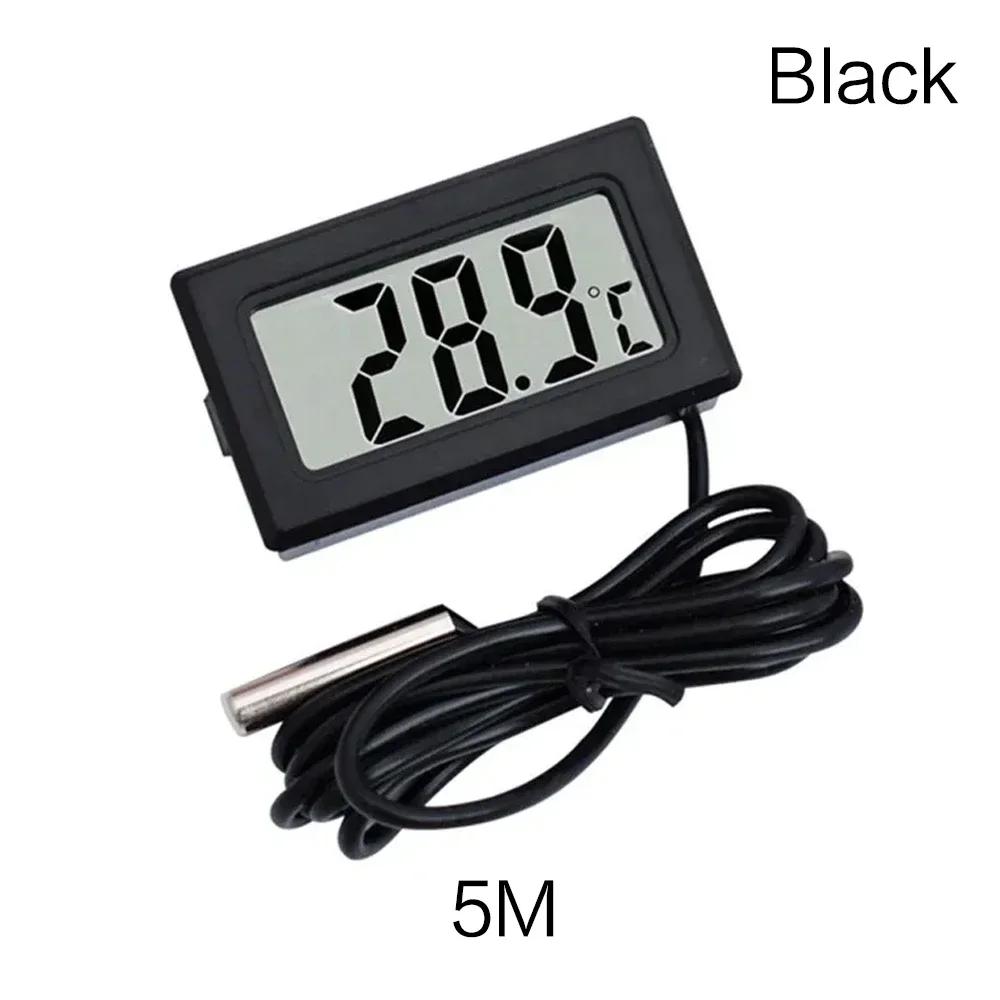 Digitales elektronisches Thermometer für Kühlschrank und Wassertemperaturmessung mit Sonde, Hochpräzisions-Temperaturmesser