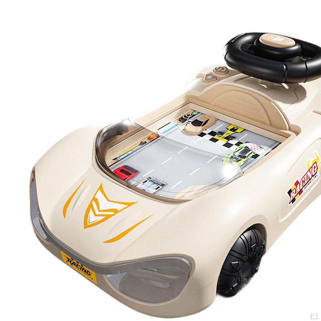 Adventure Car Steering Wheel Toy with Music Educational Simulation Driving Game for Kids