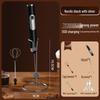 Stylish Electric Handheld Milk Frother & Mixer for Coffee and Eggs