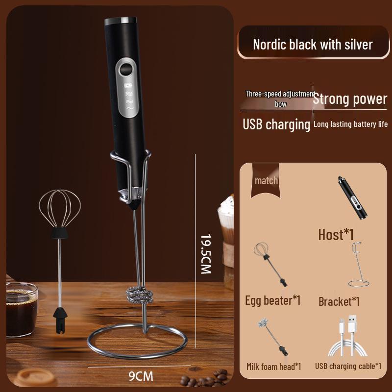 Electric Handheld Milk Frother & Mixer